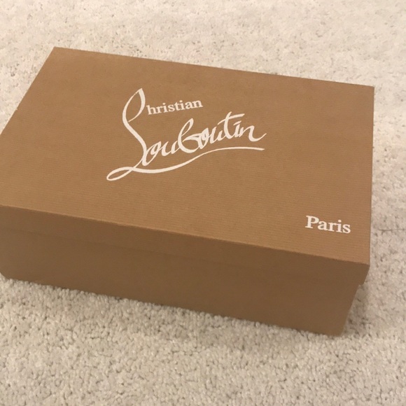 Christian Louboitin new black suede fringe heel - Picture 7 of 7